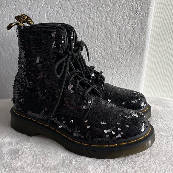Dr. Martens 1460 PASCAL SEQUIN boots - Picture 4 of 6